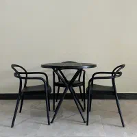 میز و صندلی صندلی پلاستیکی کافه فست فود