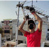 نصب تنظیم انواع آنتن ثابت گردون ومرکزی پردیس بومهن