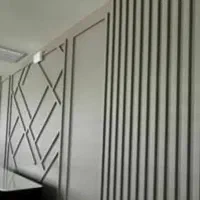 نصب کاغذ دیواری قاب قرنیز ترموال ترموود پنل