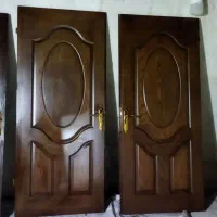چهار عدد درب چوبی
