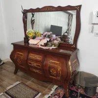آینه و کنسول ـ بوفه چوبی