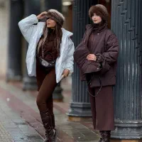 کاپشن رنگ پاستیلی پفکی وارداتی درجه یک پخش دینا|لباس|مشهد, انقلاب|دیوار