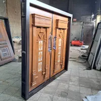 درب ضدسرقت چوب راش چوب ترمو|مصالح و تجهیزات ساختمان|تهران, چیتگر جنوبی|دیوار