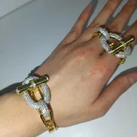 نیم ست هرمس آبکاری طلا