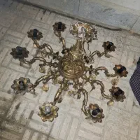 لوستر ده شاخه شیک وسالم وتمیز