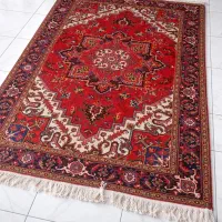 فرش تاجری اصل هریس با پشم درجه ۱|فرش|سراب, |دیوار