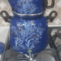 کتری و قوری لعابی ست