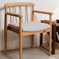 صندلی چوب راش و پارچه وارداتی