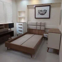 تخت / سرویس خواب یک و نیم نفره پایه مخروطی ELSANA