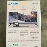 کابل Hdmi  انکر کابل اچ دی ام ای برند anker|قطعات و لوازم جانبی رایانه|تهران, چوب تراش|دیوار