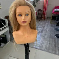 مانکن موی طبیعی با پایه|خدمات آرایشگری و زیبایی|اردبیل, |دیوار