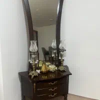 آینه کنسول چوبی