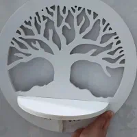 شلف دیواری طرح درخت