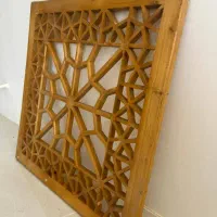 گره‌چینی چوبی دست‌ساز اصفهان ۶۰×۶۰-دو عدد|صنایع دستی و سایر لوازم تزئینی|تهران, شاهین|دیوار