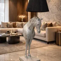 آباژور اسب شاین نقره ای
