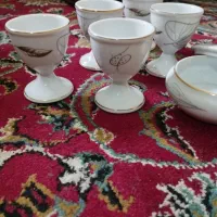 فروش پنج عدد کاپ به علاوه یک ظرف دمی چینی