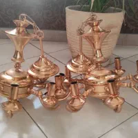 خریدارفروشنده لوستربرنزی درتهران وحومه|لوستر و چراغ آویز|تهران, سعادت‌آباد|دیوار