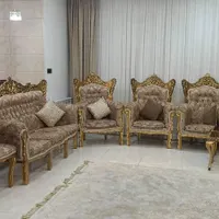 مبل سلطنتی 9 نفره همراه با جلو مبلی ست مبل