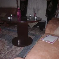 میز نهارخوری ۶ نفره گرد کاملا سالم ۸۰۰۰۰۰۰|میز و صندلی غذاخوری|جیرفت, |دیوار