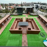 طراحی و اجرای کلبه سوئیسی،روف گاردن،آلاچیق