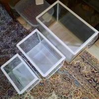 آکواریوم شرکتی شیشه خم (۳ سایز مختلف)