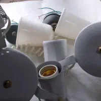 لوستر ۳شعله|لوستر و چراغ آویز|مراغه, |دیوار