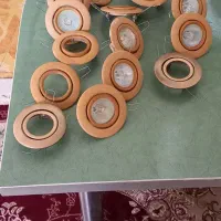 ۱۴ عدد قاب هالوژن سقفی کاملا سالم در حد نو