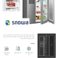 ساید اسنوا ۳ درب مدل فرنیا هوشمند ۶ ماه بدون سود|یخچال و فریزر|قزوین, |دیوار