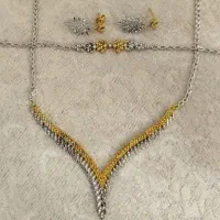 سرویس ، گردنی و النگو طلا با ۲ درصد