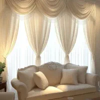 حراج انواع پرده با دوخت رایگان تحویل فوری