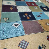 دو تخته فرش تمیز کارکرده در حد نو|فرش|بروجرد, |دیوار