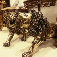 دوعدد شیر برنز  بی نظیر