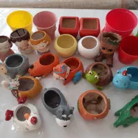 گلدان سرامیکی فانتزی|گل و گیاه طبیعی|تهران, شهرک فرهنگیان|دیوار