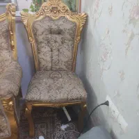 مبل سلطنتی 9 نفره طلایی|مبلمان خانگی و میز عسلی|مشهد, فدک|دیوار