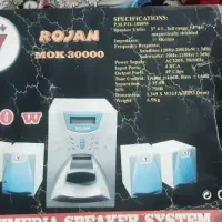 اسپیکر ۵ تکه روژان|سیستم صوتی خانگی|رشت, رودباری|دیوار