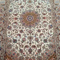 یک جفت فرش دستبافت اصفهانی نو 4 متری