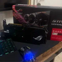 کارت گرافیک rx580 Asus Rog|قطعات و لوازم جانبی رایانه|تهران, شهرک آزمایش|دیوار