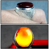 انگشتر عقیق یمنی مردانه اصل|بدلیجات|ری, اقدسیه|دیوار