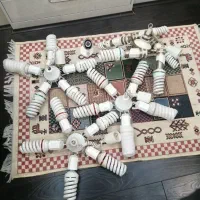 لوستر 5 شاخه و لامپ کم مصرف|لوستر و چراغ آویز|تبریز, |دیوار