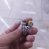 فروش انگشتر نقره گرمی 400.دهلران