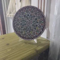 بشقاب مینا کاری بسیار زیبا و شیک|صنایع دستی و سایر لوازم تزئینی|قزوین, |دیوار