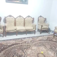 مبل ۹نفره نیمه استیل|مبلمان خانگی و میز عسلی|مشهد, نوید|دیوار