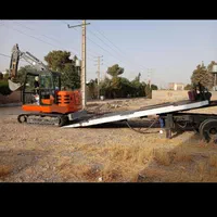 کفی خودرو بر. جابجایی لیفتراک مینی بیل وبابکت|خدمات حمل و نقل|کرج, گلشهر|دیوار