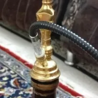 قلیان برنجی تنه اصل زیبا|کلکسیون اشیاء عتیقه|قم, ناصردیوان|دیوار