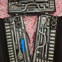 جعبه بکس آلمانی/آچارUSA/انبرقفلی و ابزارآلات مختلف