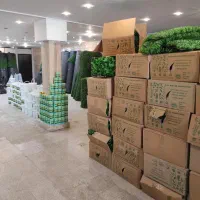 جشنواره چمن مصنوعی دیوار سبز آکاردئونی فنس برگی|خدمات باغبانی و درختکاری|اصفهان, کوی امیریه|دیوار