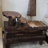 میز تلفن چوب روس