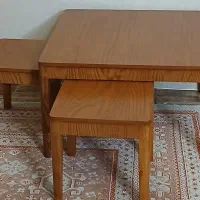 جلو مبلی رنگ عسلی|مبلمان خانگی و میز عسلی|ری, دولتآباد|دیوار
