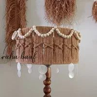 لوستر دستساز خاص با طراحی هنری و متریال طبیعی|لوستر و چراغ آویز|تهران, قلهک|دیوار