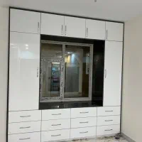 کابینت سفارشی نئوکلاسیک هایگلاس ام دی اف|مصالح و تجهیزات ساختمان|رباطکریم, شهرک صنعتی صباشهر|دیوار